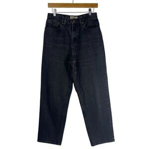 L.L. Bean Women's Relaxed Fit Denim Jeans Black Size 6